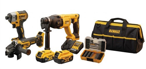 סט 3 כלים + שתי סוללות 5Ah ומטען DeWALT DCK330P2