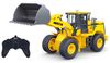 שופל מעמיס גלגלים שלט רחוק 2.4GHz עם כף מתכת תאורת לד וצמיגי שטח
