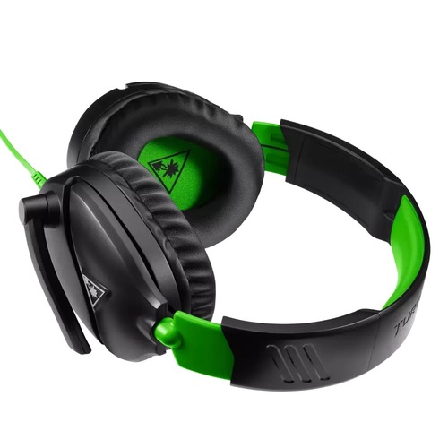 אוזניות גיימינג חוטיות צבע שחור-ירוק Turtle Beach Recon 70X