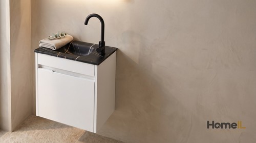 כיור חרס אינטגרלי סקיני 43X26.5X16 ס