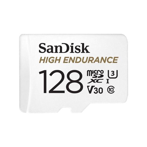 כרטיס זיכרון Sandisk High Endurance microSD 128GB