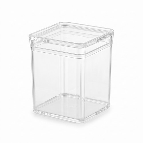 קופסת אחסון אקרילית מרובעת 300
