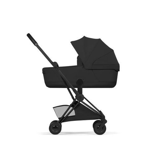 טיולון קויה Cybex Coya בשילוב עריסה  2 –  שילדה שחור מט, שחור