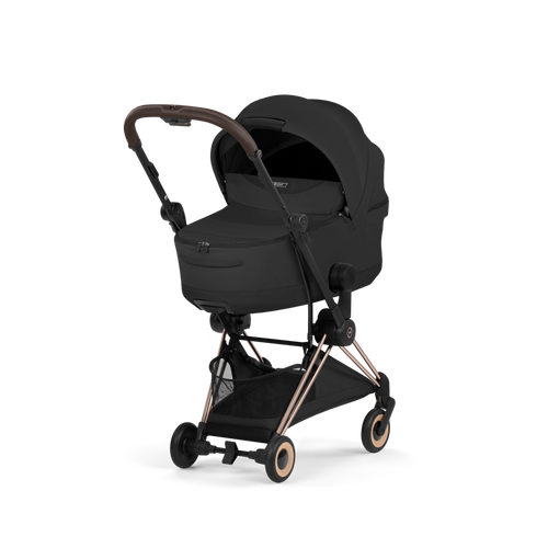 טיולון קויה Cybex Coya בשילוב עריסה  2 –  שילדה שחור מט, שחור