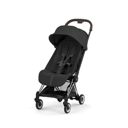 טיולון קויה Cybex Coya בשילוב עריסה  2 –  שילדה כרום חום, שחור