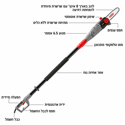 מסור גובה טלסקופי חשמלי PS750 אורגון