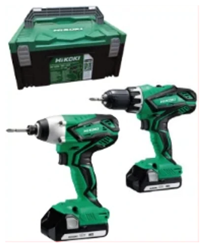 סט אימפקט ומקדחה HIKOKI KC18HCL 18V