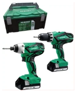 סט אימפקט ומקדחה HIKOKI KC18HCL 18V