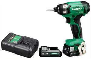 מברגת אימפקט HIKOKI WH12DA 12V עם שתי סוללות ומטען