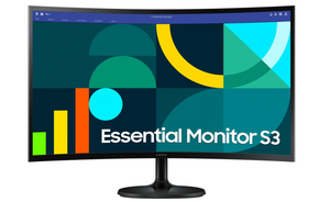מסך מחשב קעור Samsung Essential S3 S36GD S27D362GAM / 27" FHD / VA / 100Hz