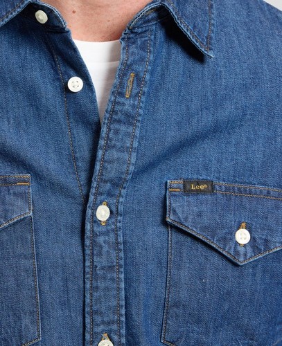 חולצה מכופתרת לי Lee Regular Denim Shirt | גברים 