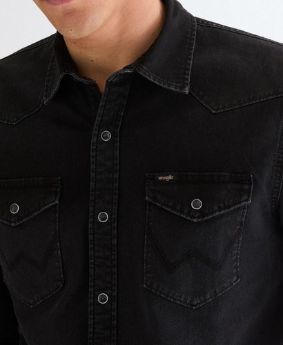 חולצה מכופתרת רנגלר Wrangler Western Denim shirt | גברים 