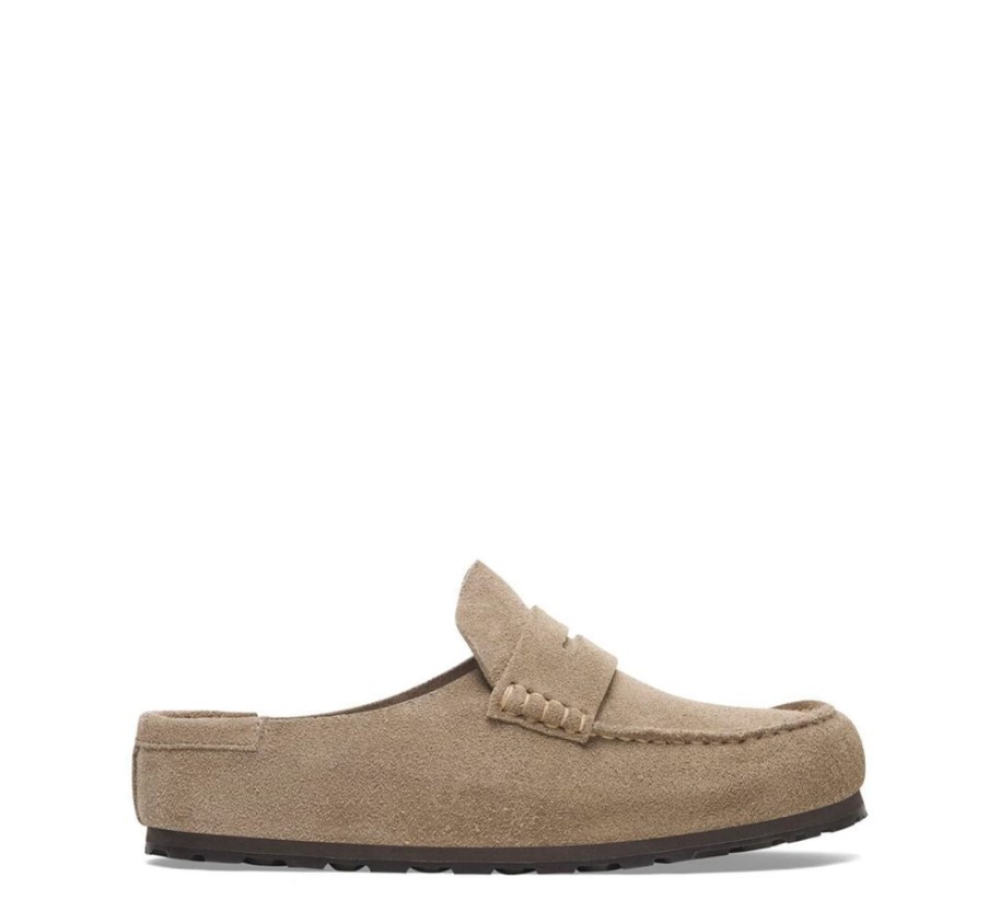 כפכפי בירקנשטוק Birkenstock Naples Suede Leather  | נשים