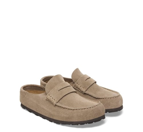 כפכפי בירקנשטוק Birkenstock Naples Suede Leather  | נשים
