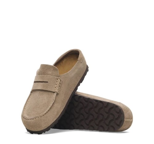 כפכפי בירקנשטוק Birkenstock Naples Suede Leather  | נשים