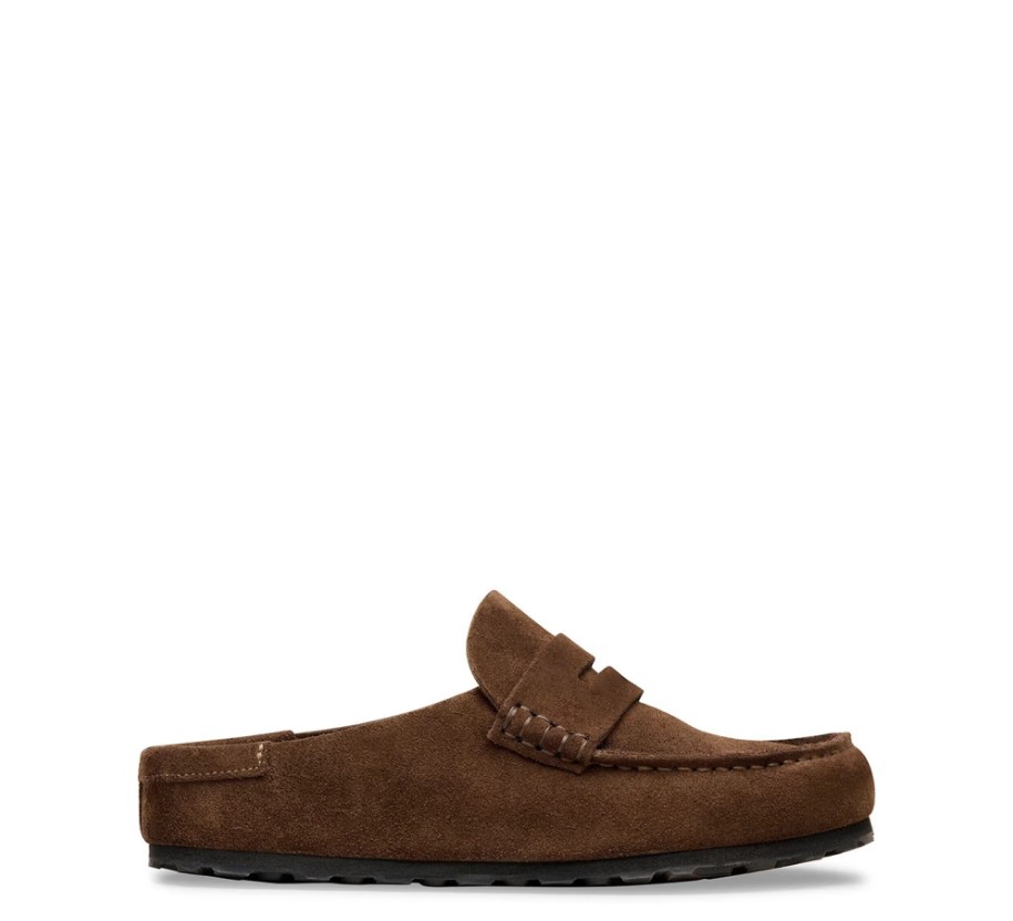 כפכפי בירקנשטוק Birkenstock Naples Suede Leather  | נשים