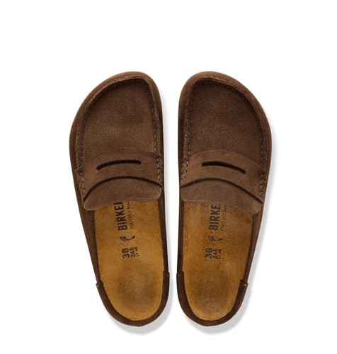 כפכפי בירקנשטוק Birkenstock Naples Suede Leather  | נשים
