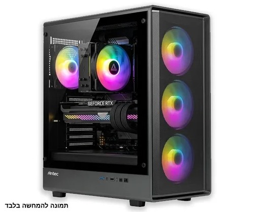 מחשב גיימינג AMD Ryzen 5 5500 16GB 500GB SSD RTX 3050 - תמונה להמחשה