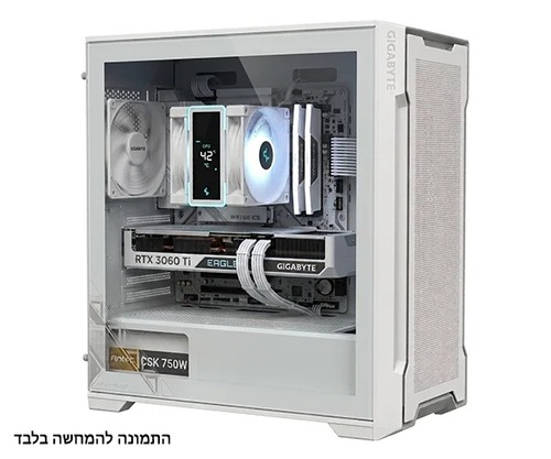 מחשב גיימינג AMD Ryzen 7 7800X3D 32GB 2TB SSD RTX 5060 Ti - תמונה להמחשה