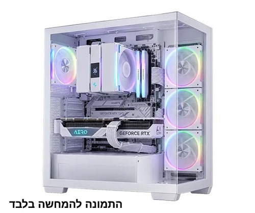 מחשב גיימינג AMD Ryzen 7 7800X3D 32GB 1TB SSD RTX 5070 - תמונה להמחשה