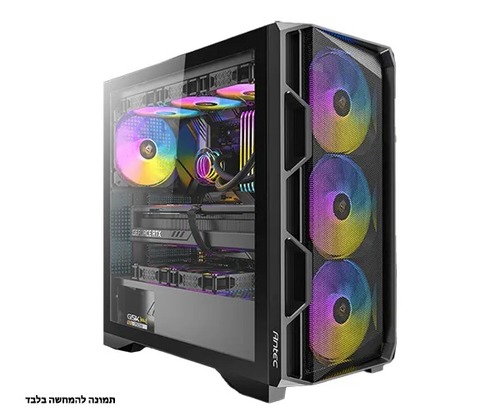 מחשב גיימינג AMD Ryzen 7 7800X3D 32GB 2TB SSD RTX 5070 Ti - תמונה להמחשה