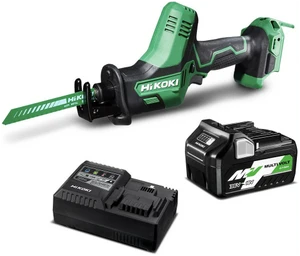 מסור חרב נטען HIKOKI CR18DA 18V עם שתי סוללות ומטען