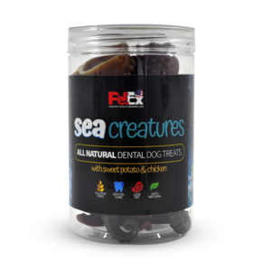 Sea Creatures חטיף דנטלי לכלב 250 גרם  