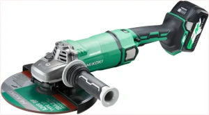 משחזת זווית נטענת 230 מ״מ HIKOKI G3623DA עם שתי סוללות ומטען מהיר