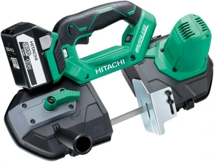 מסור סרט נטען HIKOKI CB18DBL עם שתי סוללות ומטען מהיר