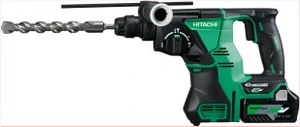 פטישון נטען HIKOKI DH36DPA עם שתי סוללות ומטען מהיר