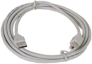כבל USB במהירות 2.0 מותאם למדפסות באורך של 1.5 מטר - לא מגיע במדפסת חדשה