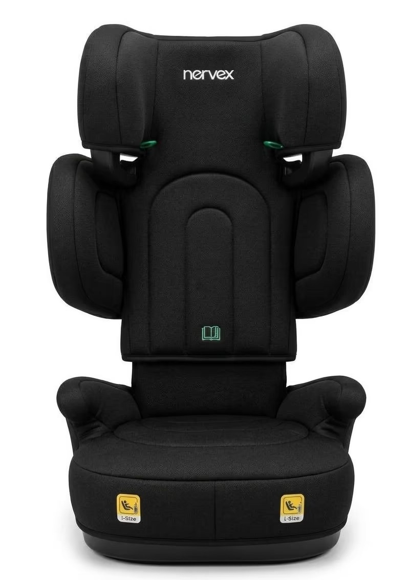 בוסטר גב צר כולל גב מתקפל בתקינה חדש דגם Norvex SlimFix צבע שחור