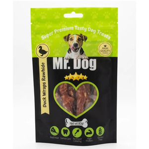 Mr Dog חטיף רולים מצופים ברווז 80 גרם