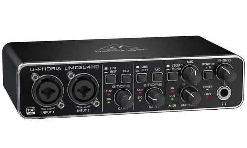 כרטיס קול  Behringer UMC204HD