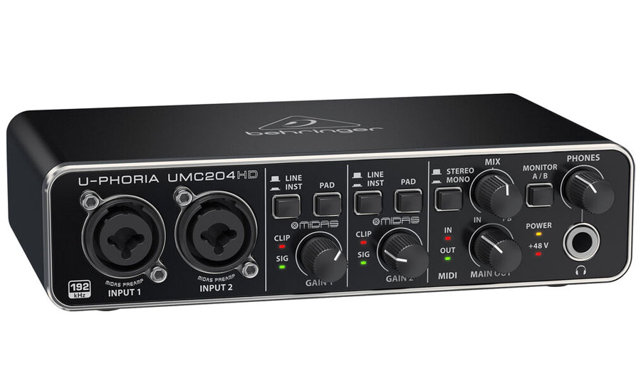 כרטיס קול Behringer UMC204HD