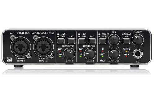 כרטיס קול  Behringer UMC204HD