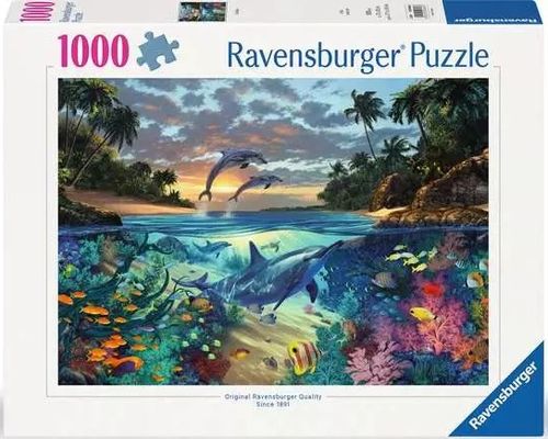 פאזל 1000 חלקים - ריף דולפינים