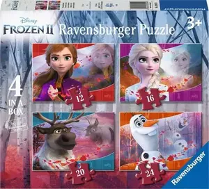 מארז 4 פאזלים בקופסא - FROZEN 2