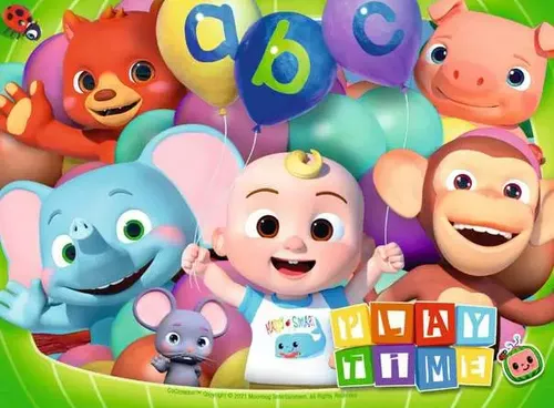 מארז 4 פאזלים בקופסא - COCOMELON