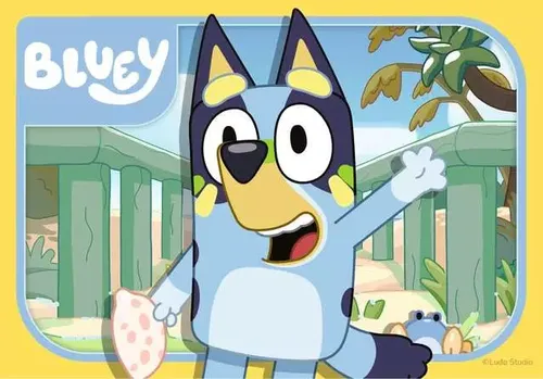 מארז 4 פאזלים בקופסא - פאזל ראשון שלי - BLUEY