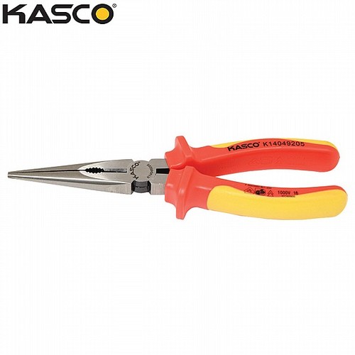 פלייר אף מבודד 1000V - VDE ידית סופט גריפ CM קשקו KASCO ''6