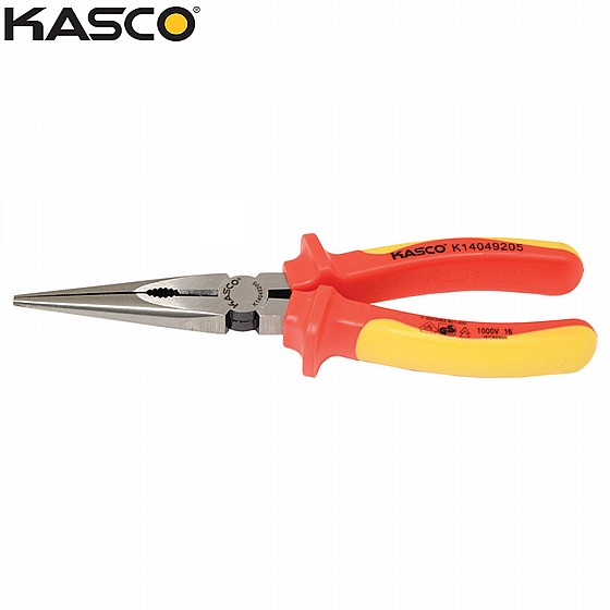 פלייר אף מבודד 1000V - VDE ידית סופט גריפ CM קשקו KASCO 
