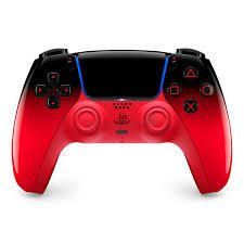 ג'ויסטיק לסוני 5 בקר משחק PS5 ACC MGM DUALSENSE WIRELESS CONTROLLER TECHNO RED PLAYSTATION