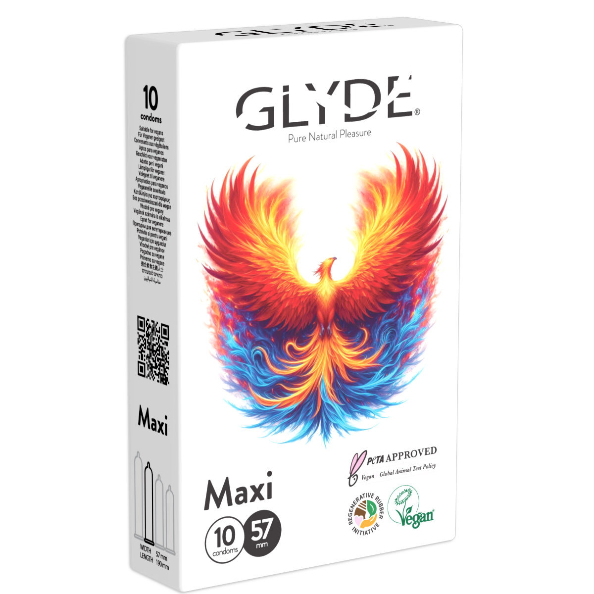 קונדום GLYDE מקסי (XL) 10 יח
