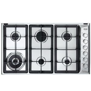כיריים גז נירוסטה ⁦DELONGHI DGH3390CX⁩