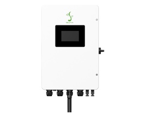 ממיר סולארי היברידי חד-פאזי 6KW במתח נמוך 48V דגם מבוסס טכנולוגיית SiC ומיגון IP65
