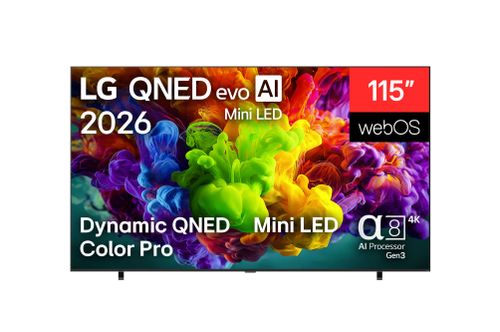 115 אינץ' LG QNED evo AI QNED93B MiniLED  טלוויזיה חכמה דגם 115QNED93B6