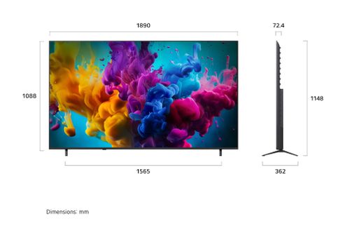 85 אינץ' LG QNED evo AI QNED8M MiniLED  טלוויזיה חכמה דגם 85QNED8MB6T