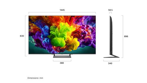 65 אינץ' LG QNED evo AI QNED93B MiniLED  טלוויזיה דגם 65QNED93B6A