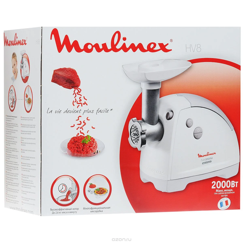 ‏⁧מטחנת בשר ⁦Moulinex⁩ מולינקס ⁦ME620⁩ - 2000 ואט⁩‏